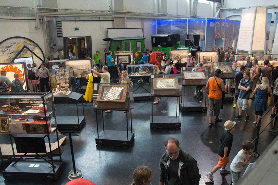Südbahnmuseum von Innnen